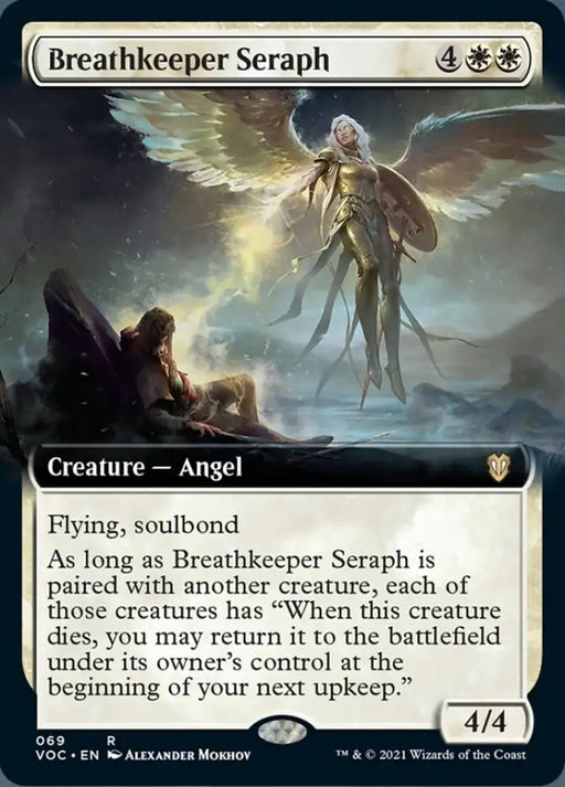 Breathkeeper Seraph (Extended Art) [Innistrad: Crimson Vow Commander] - MTG Single