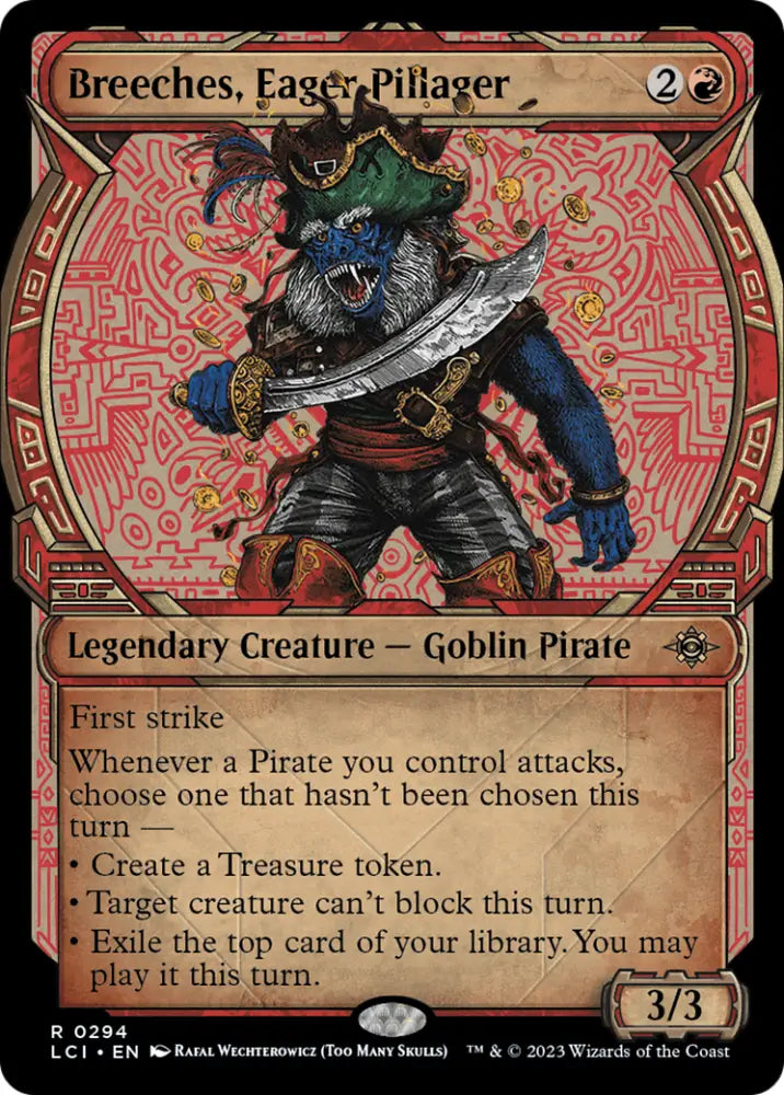 Breeches Eager Pillager (Showcase) [The Lost Caverns of Ixalan] - MTG Single