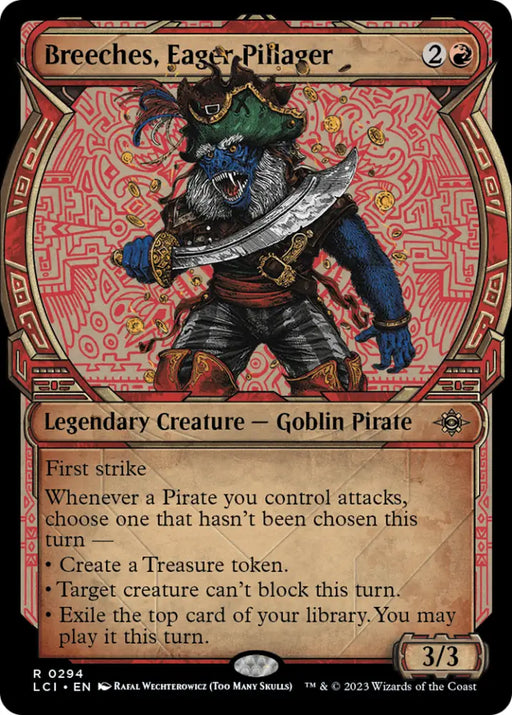Breeches Eager Pillager (Showcase) [The Lost Caverns of Ixalan] - MTG Single