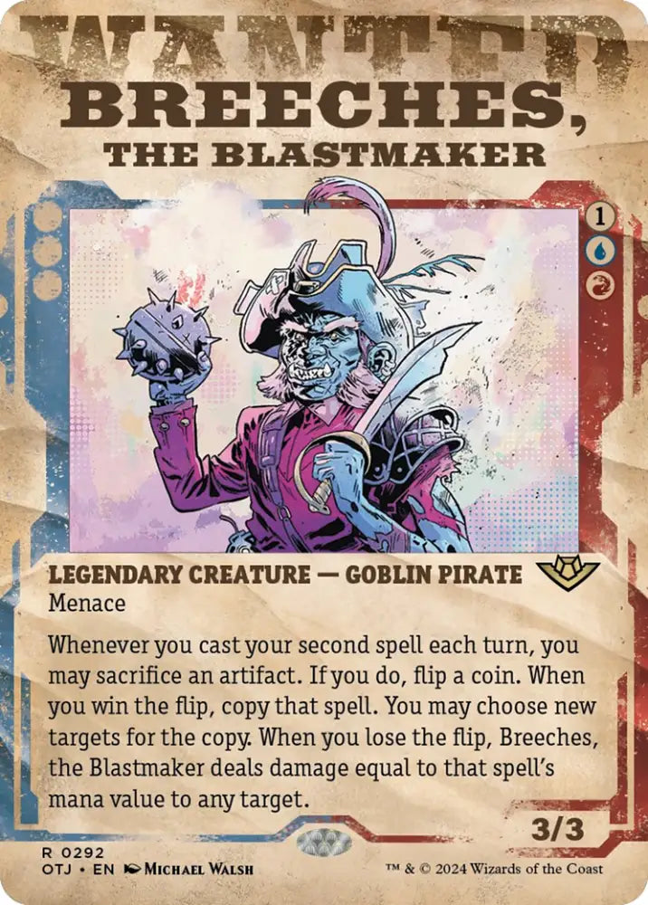 Breeches the Blastmaker (Showcase) [Outlaws of Thunder Junction] - MTG Single