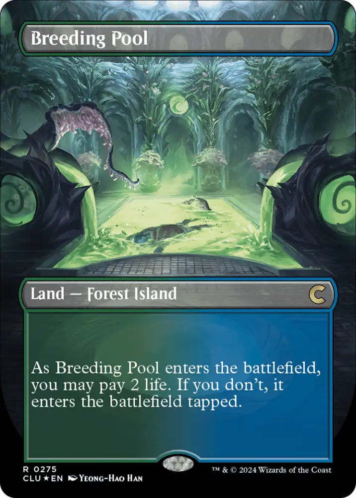 Breeding Pool (Borderless) [Ravnica: Clue Edition] - MTG Single