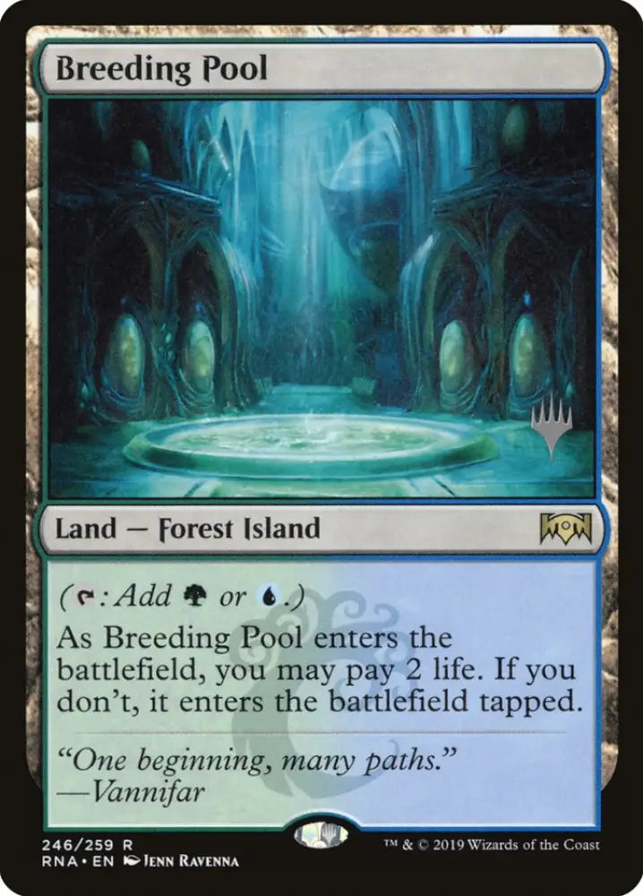 Breeding Pool (Promo Pack) [Ravnica Allegiance Promos] - MTG Single