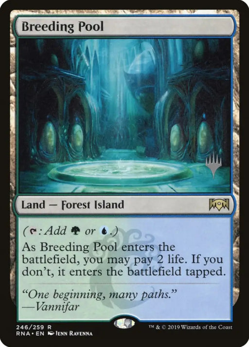 Breeding Pool (Promo Pack) [Ravnica Allegiance Promos] - MTG Single