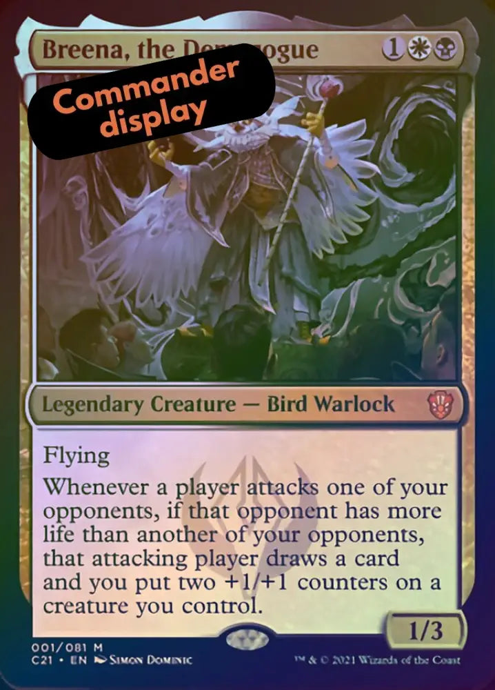 Breena the Demagogue (Display Commander) [Commander 2021] - MTG Single