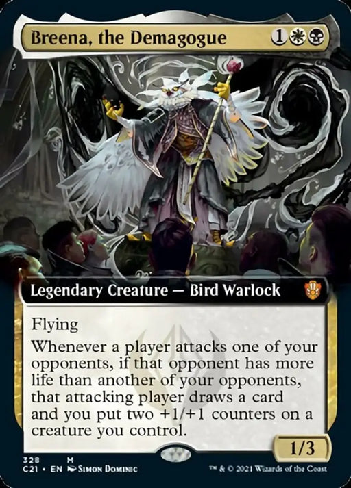 Breena the Demagogue (Extended Art) [Commander 2021] - MTG Single