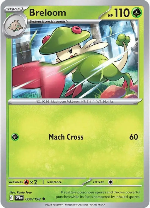Breloom (004/198) [Scarlet & Violet: Base Set] - Pokemon Single