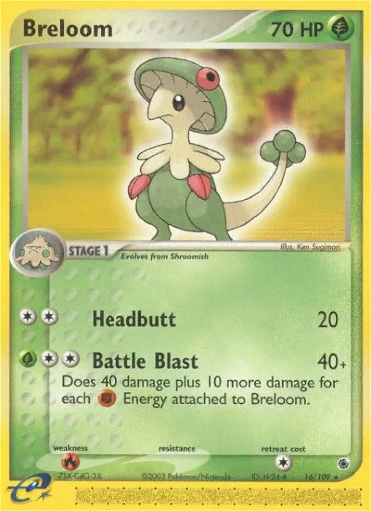 Breloom (16/109) [EX: Ruby & Sapphire] - Pokemon Single