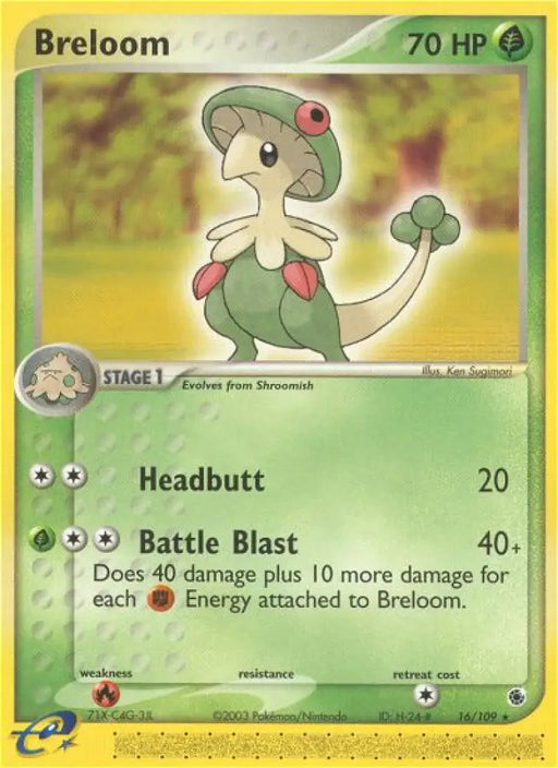 Breloom (16/109) [EX: Ruby & Sapphire] - Pokemon Single