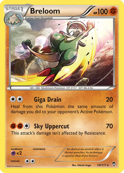 Breloom (50/111) [XY: Furious Fists] - Pokemon Single