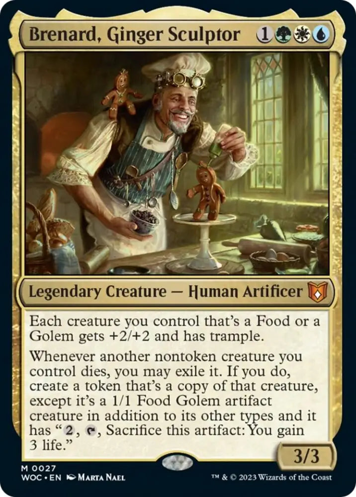 Brenard Ginger Sculptor [Wilds of Eldraine Commander] - MTG Single