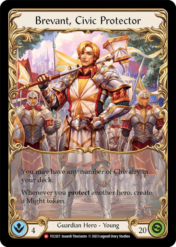 Brevant Civic Protector [Round the Table: TCC x LSS] Rainbow Foil - Flesh And Blood Single