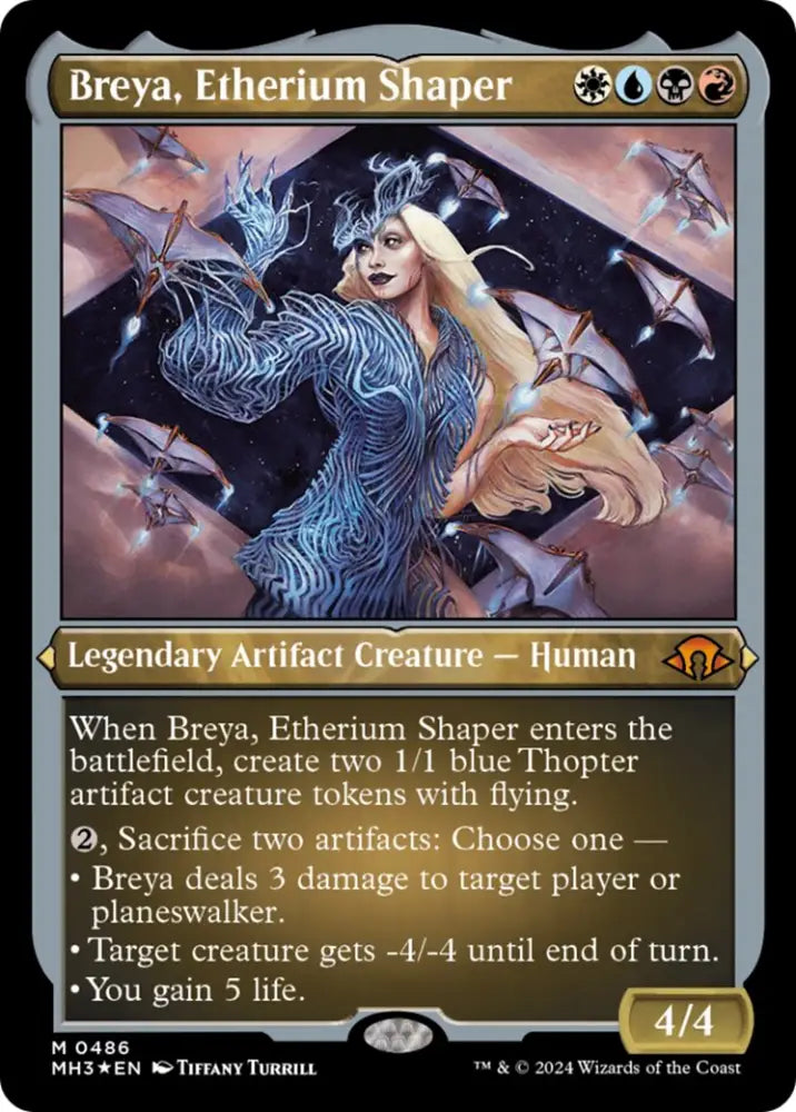 Breya Etherium Shaper (Foil Etched) [Modern Horizons 3] - MTG Single