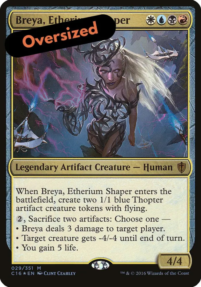 Breya Etherium Shaper (Oversized) [Commander 2016 Oversized] - MTG Single