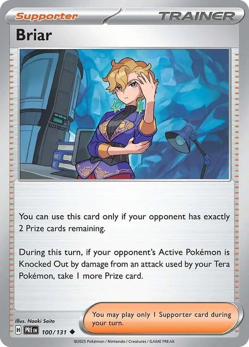 Briar (100/131) [Scarlet & Violet: Prismatic Evolutions] - Pokemon Single