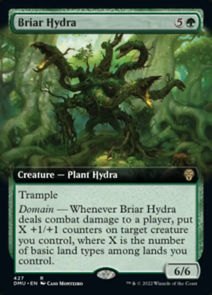 Briar Hydra (Extended Art) [Dominaria United] - MTG Single