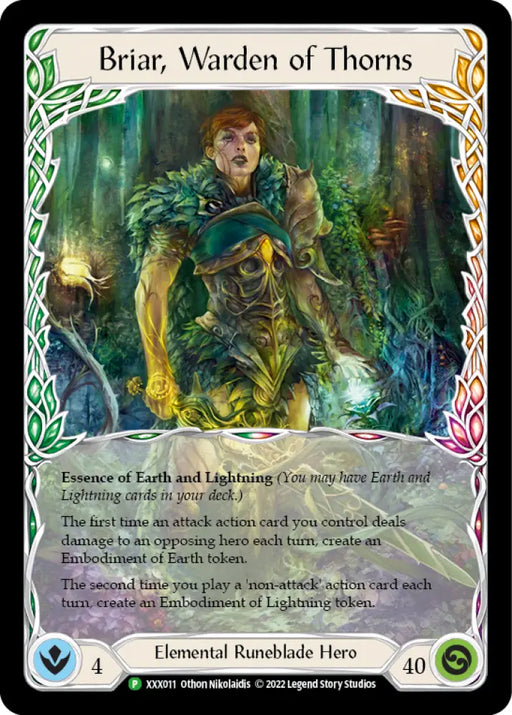 Briar // Briar Warden of Thorns [XXX011/XXX012] (Promo) - Flesh And Blood Single