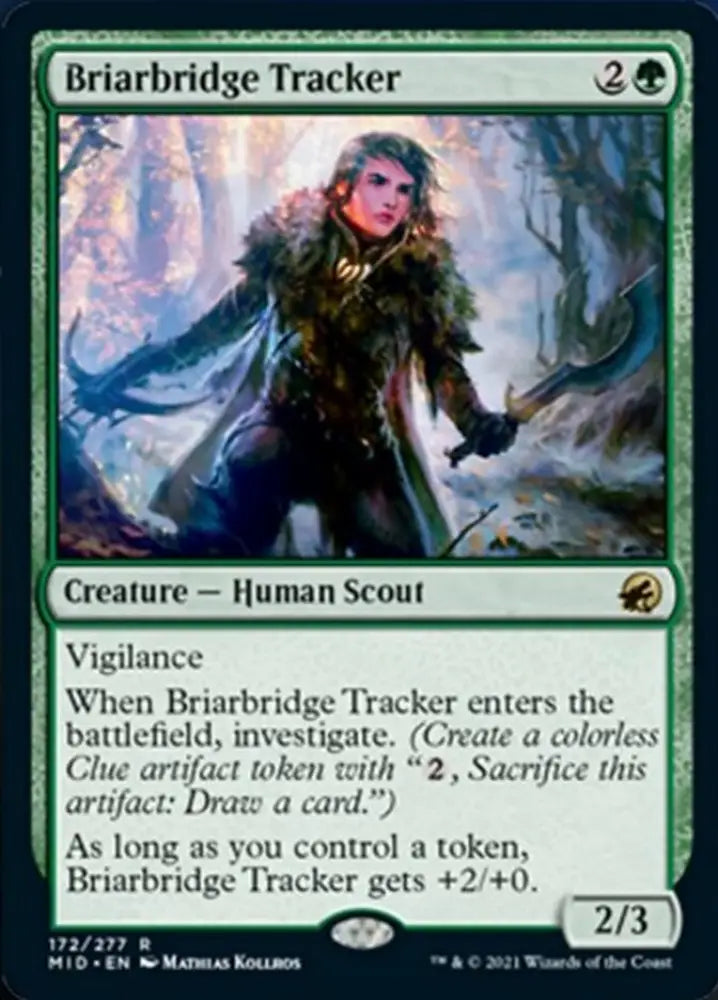 Briarbridge Tracker [Innistrad: Midnight Hunt] - MTG Single