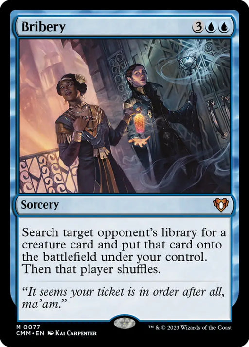Bribery [Commander Masters] - MTG Single