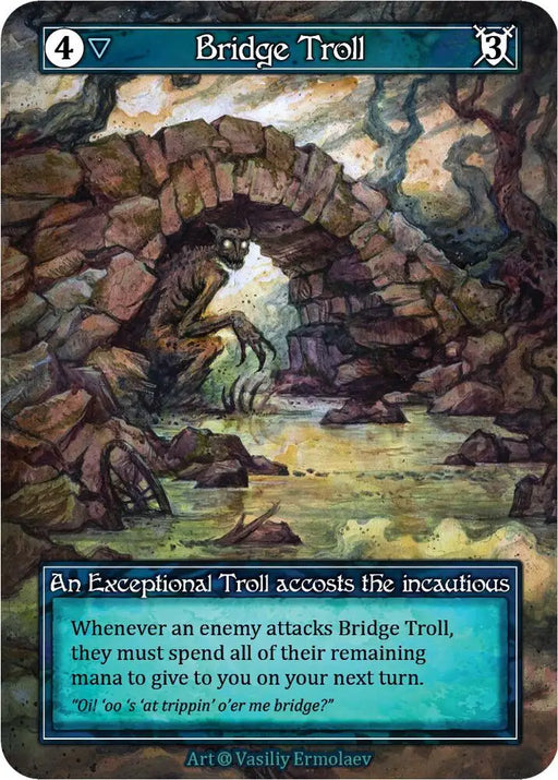 Bridge Troll (Foil) [Alpha]