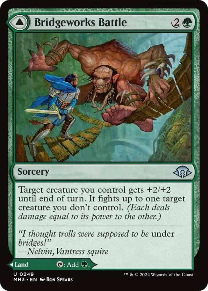 Bridgeworks Battle // Tanglespan Bridgeworks [Modern Horizons 3] - MTG Single