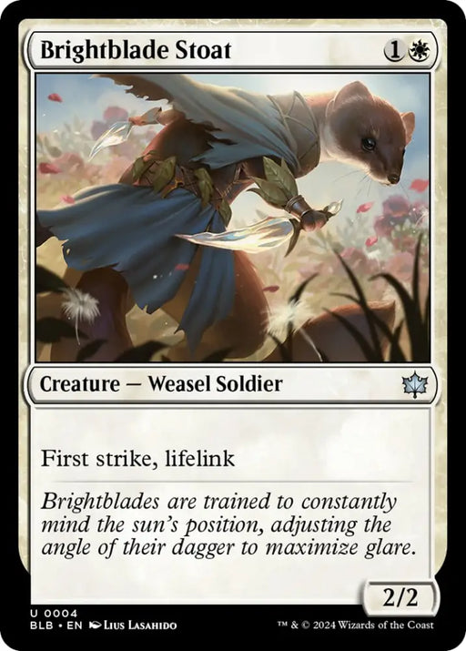 Brightblade Stoat [Bloomburrow] - MTG Single