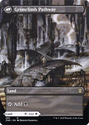 Brightclimb Pathway // Grimclimb Pathway (Borderless Alternate Art) [Zendikar Rising] - MTG Single