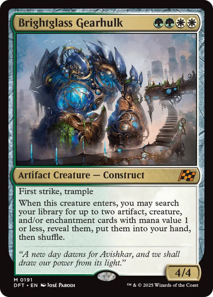 Brightglass Gearhulk [Aetherdrift] - MTG Single