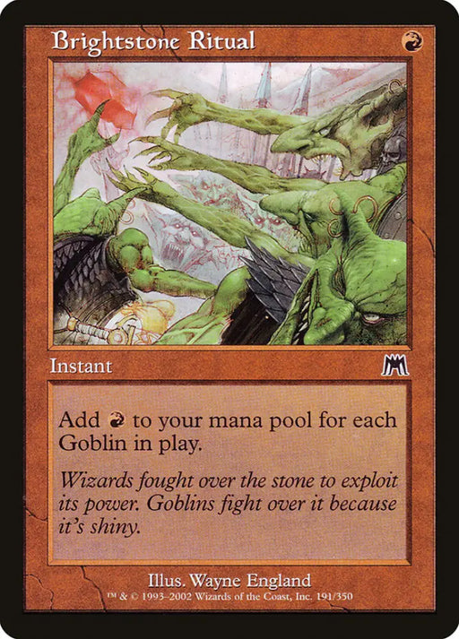 Brightstone Ritual [Onslaught] - MTG Single