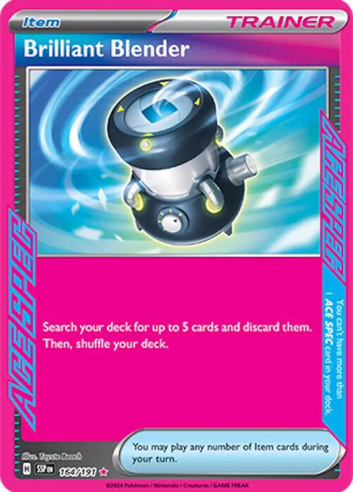 Brilliant Blender (164/191) [Scarlet & Violet: Surging Sparks] - Pokemon Single