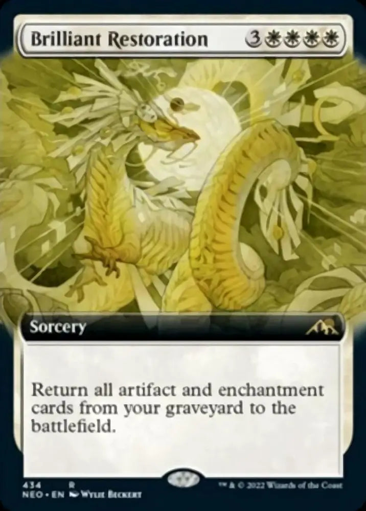 Brilliant Restoration (Extended Art) [Kamigawa: Neon Dynasty] - MTG Single
