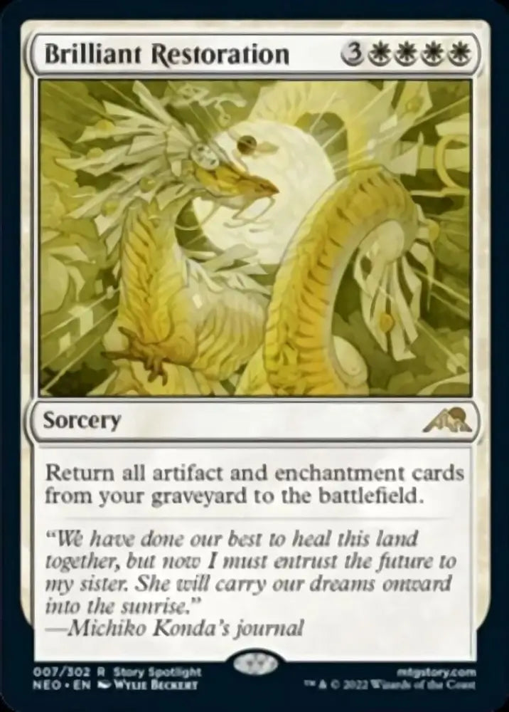 Brilliant Restoration [Kamigawa: Neon Dynasty] - MTG Single