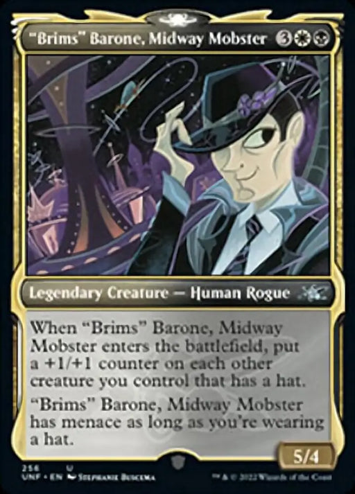 ’Brims’ Barone Midway Mobster (Showcase) [Unfinity] - MTG Single