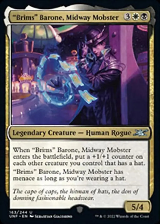 ’Brims’ Barone Midway Mobster [Unfinity] - MTG Single