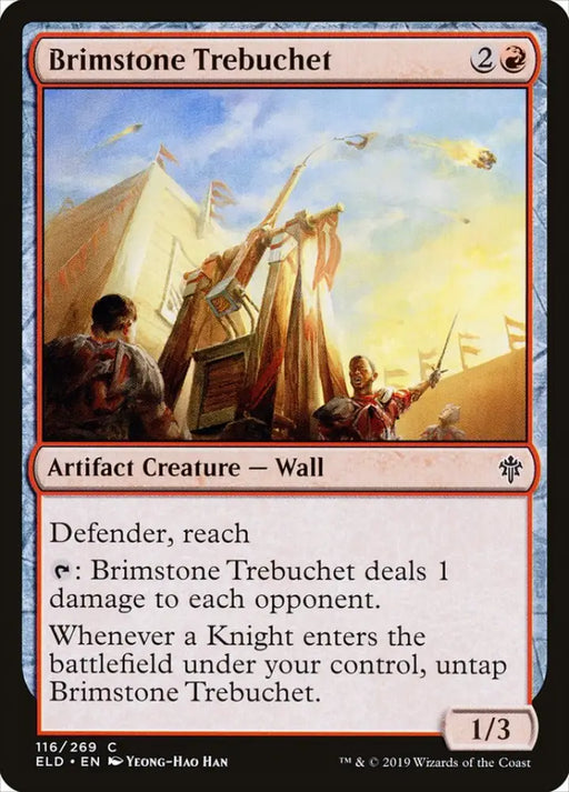 Brimstone Trebuchet [Throne of Eldraine] - MTG Single