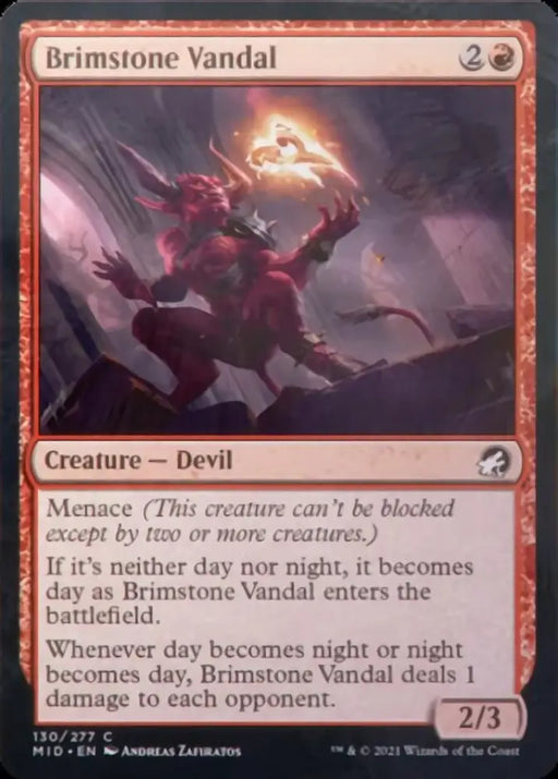 Brimstone Vandal [Innistrad: Midnight Hunt] - MTG Single