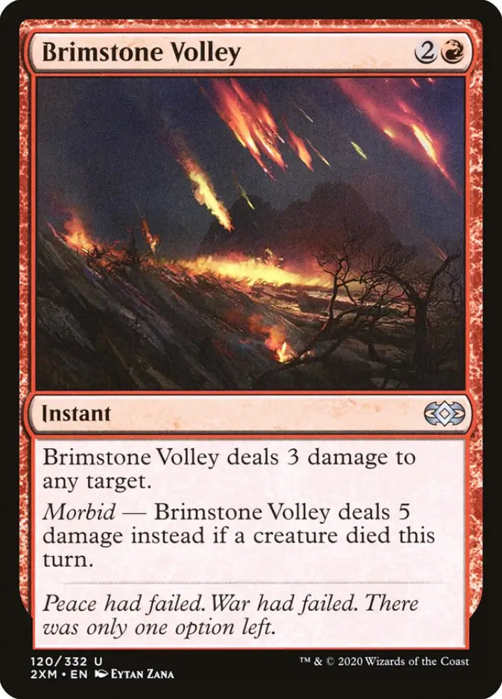Brimstone Volley [Double Masters] - MTG Single