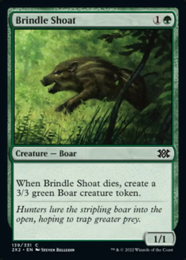 Brindle Shoat [Double Masters 2022] - MTG Single