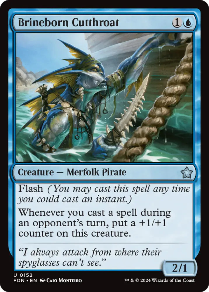 Brineborn Cutthroat [Foundations] - MTG Single