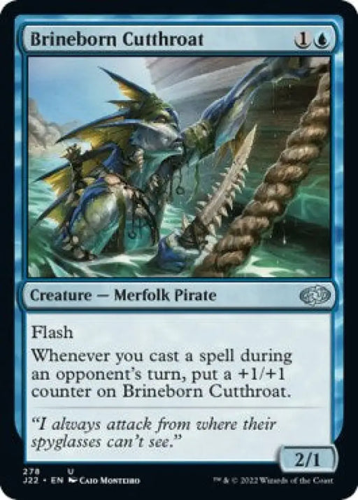 Brineborn Cutthroat [Jumpstart 2022] - MTG Single