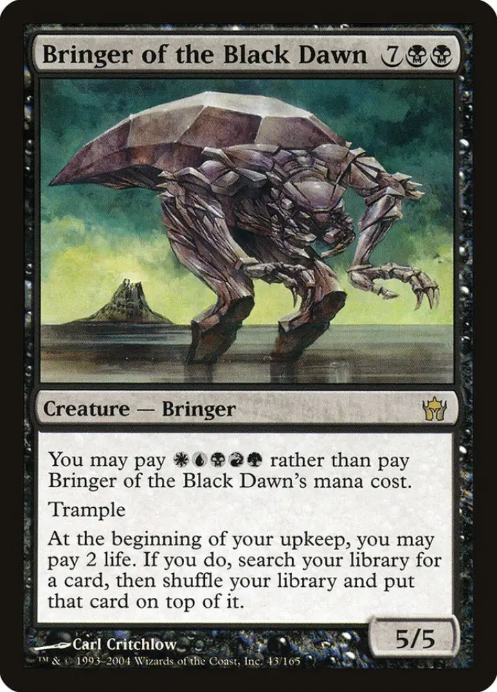 Bringer of the Black Dawn [Fifth Dawn] - MTG Single