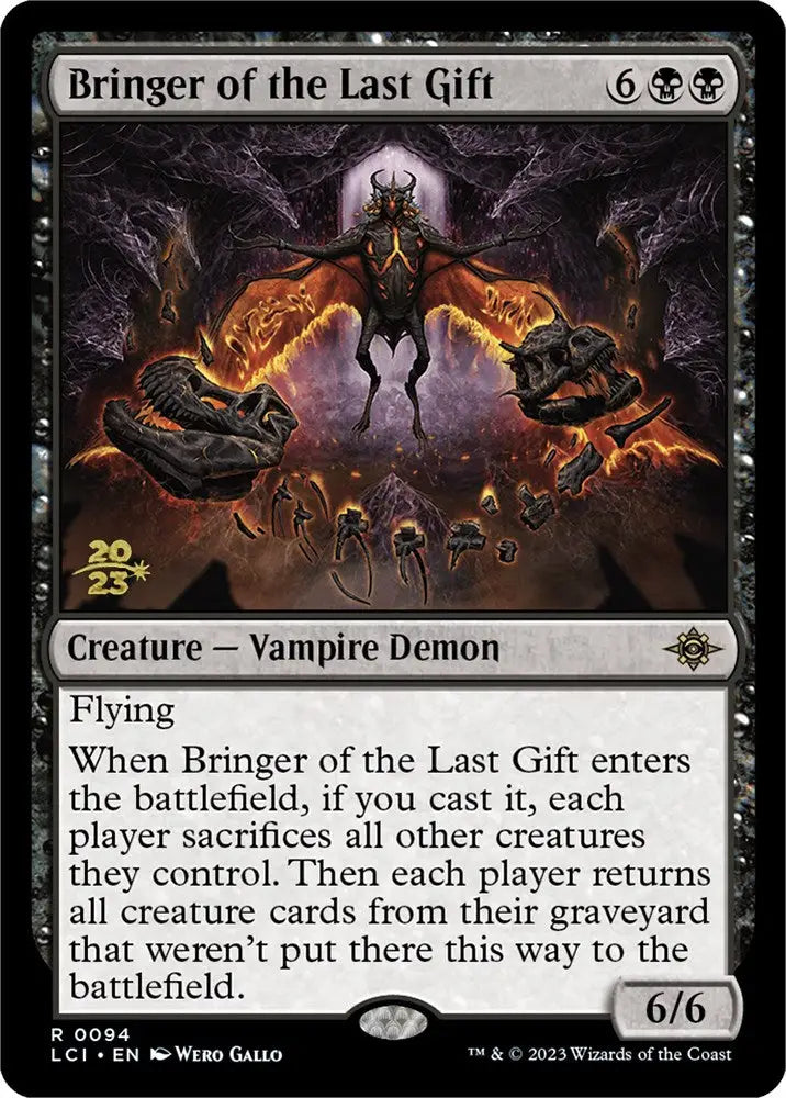 Bringer of the Last Gift [The Lost Caverns of Ixalan Prerelease Cards] - MTG Single