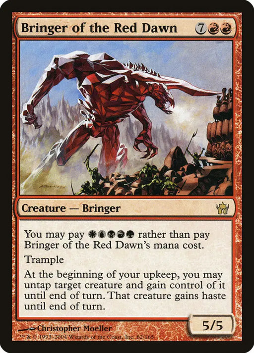 Bringer of the Red Dawn [Fifth Dawn] - MTG Single