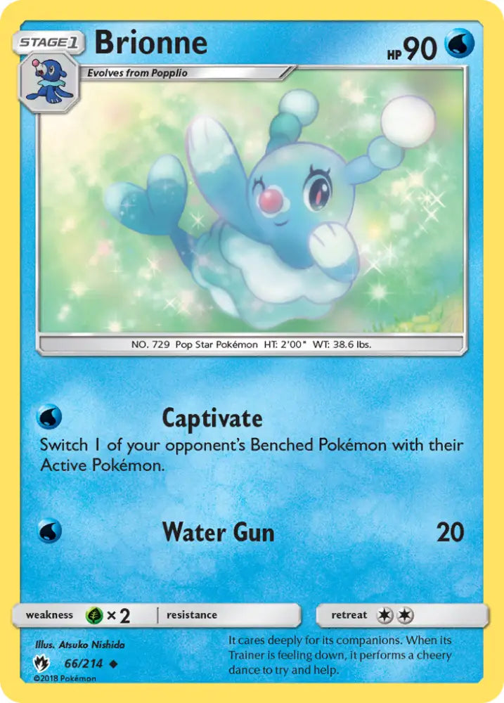 Brionne (66/214) [Sun & Moon: Lost Thunder] - Pokemon Single