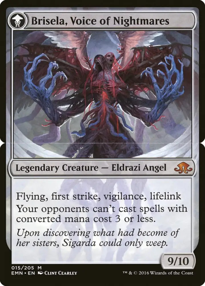 Brisela Voice of Nightmares [Eldritch Moon] - MTG Single
