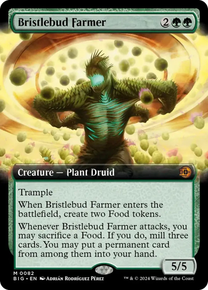 Bristlebud Farmer (Extended Art) [Outlaws of Thunder Junction: The Big Score] - MTG Single
