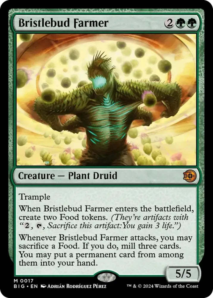 Bristlebud Farmer [Outlaws of Thunder Junction: The Big Score] - MTG Single