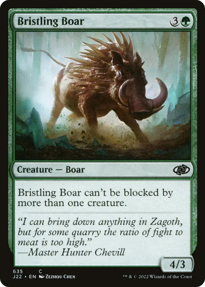 Bristling Boar [Jumpstart 2022] - MTG Single