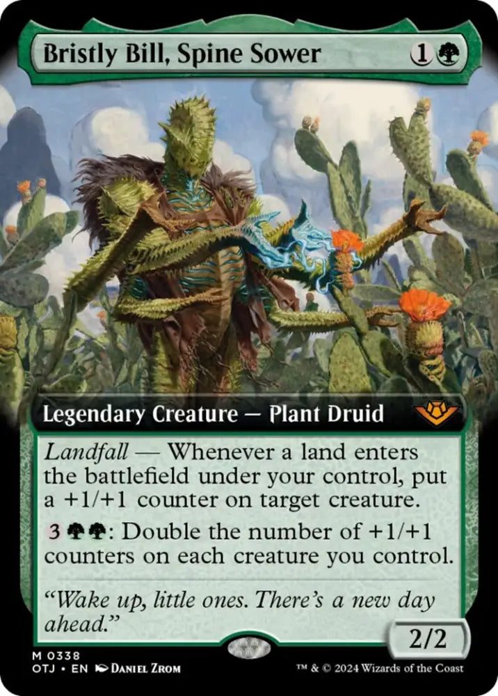 Bristly Bill Spine Sower (Extended Art) [Outlaws of Thunder Junction] - MTG Single