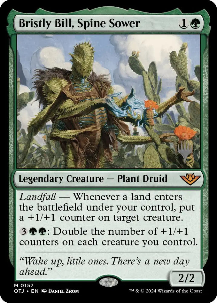 Bristly Bill Spine Sower (Promo Pack) [Outlaws of Thunder Junction Promos] - MTG Single
