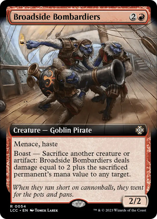 Broadside Bombardiers (Extended Art) [The Lost Caverns of Ixalan Commander] - MTG Single